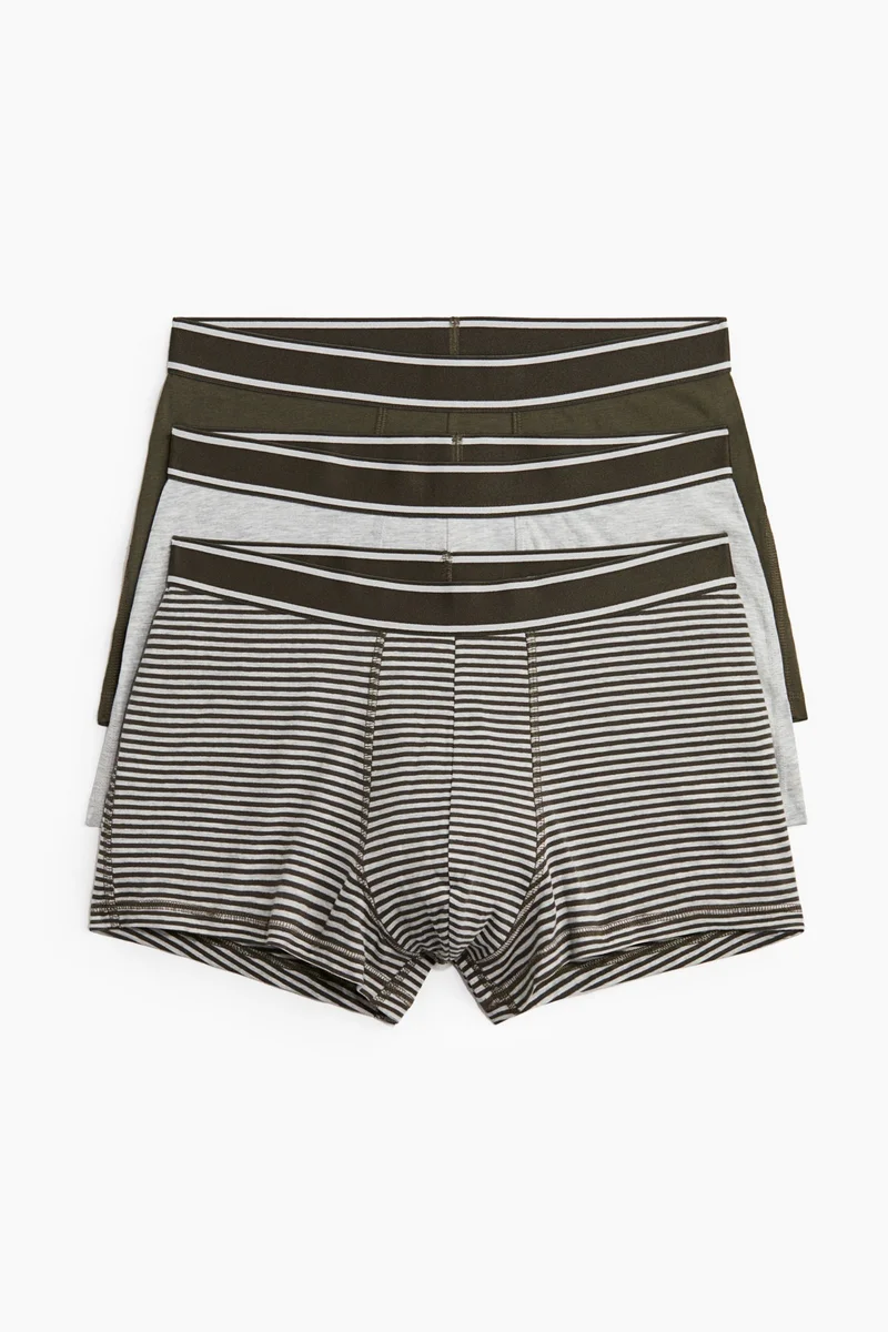 H&M 3-pack cotton short trunks